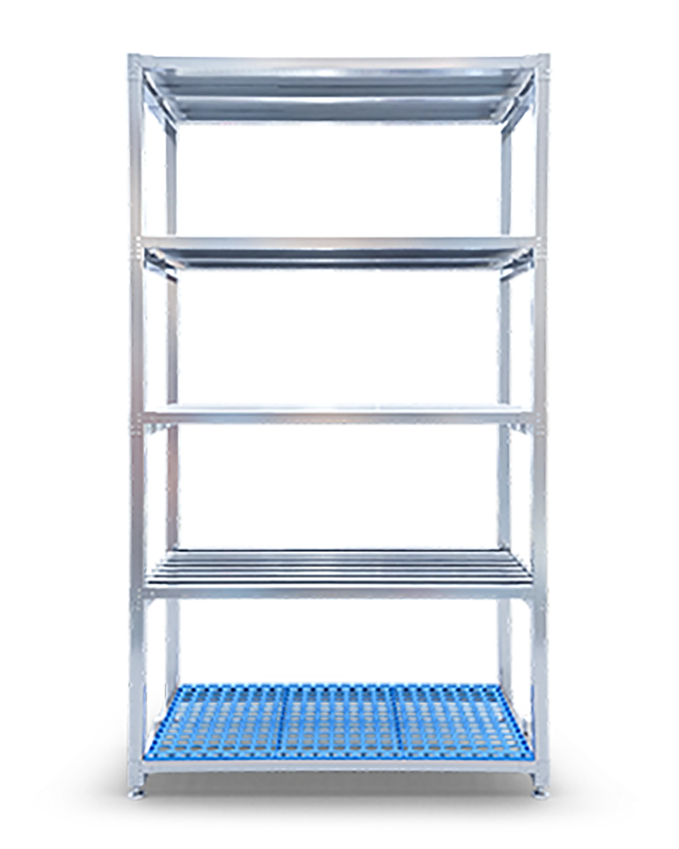 Telaio modulare Metalsistem con ripiano blu